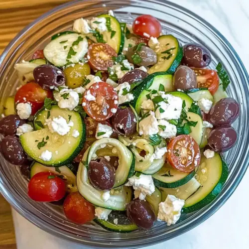 Greek Zucchini Salad