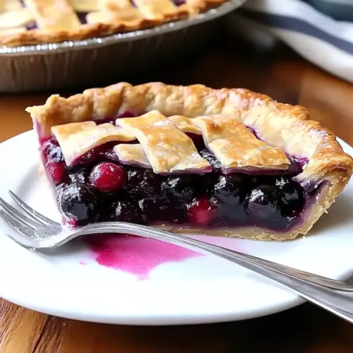 Country-Style Huckleberry Rhubarb Pie