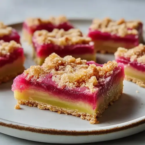 Rhubarb Dream Bars
