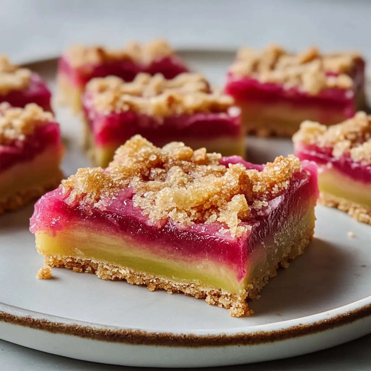 Rhubarb Dream Bars