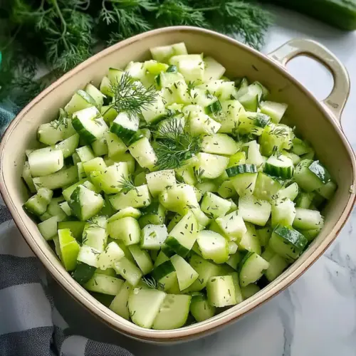 Crunchy Cucumber Celery Salad with Green Apple