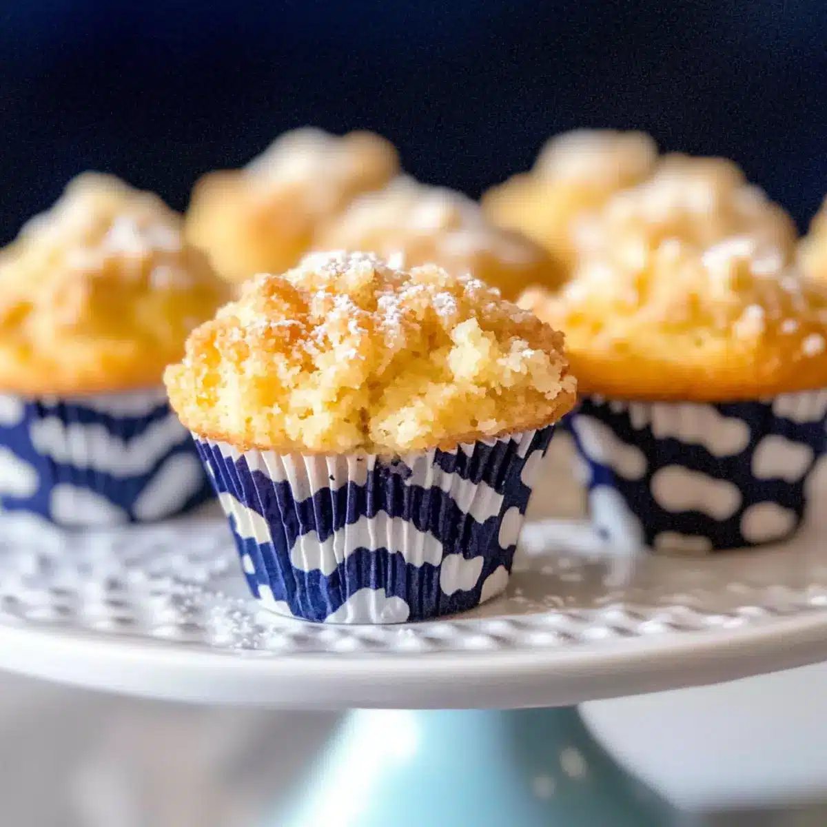 mother's day Lemon Crumble Muffins