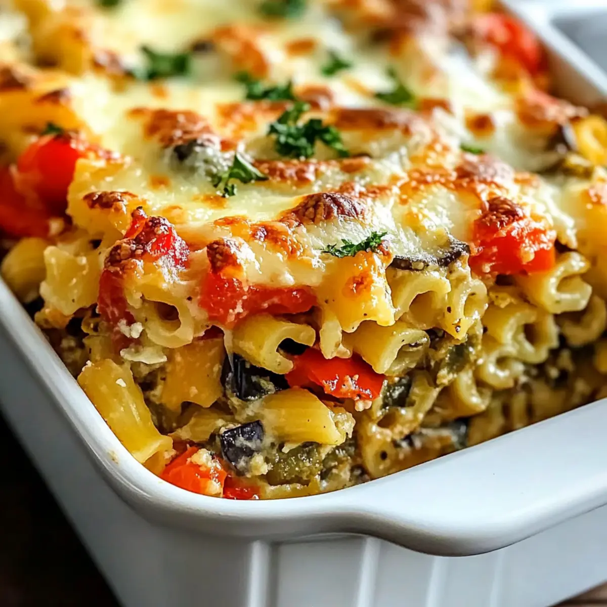 Mediterranean Vegetable Pasta Bake