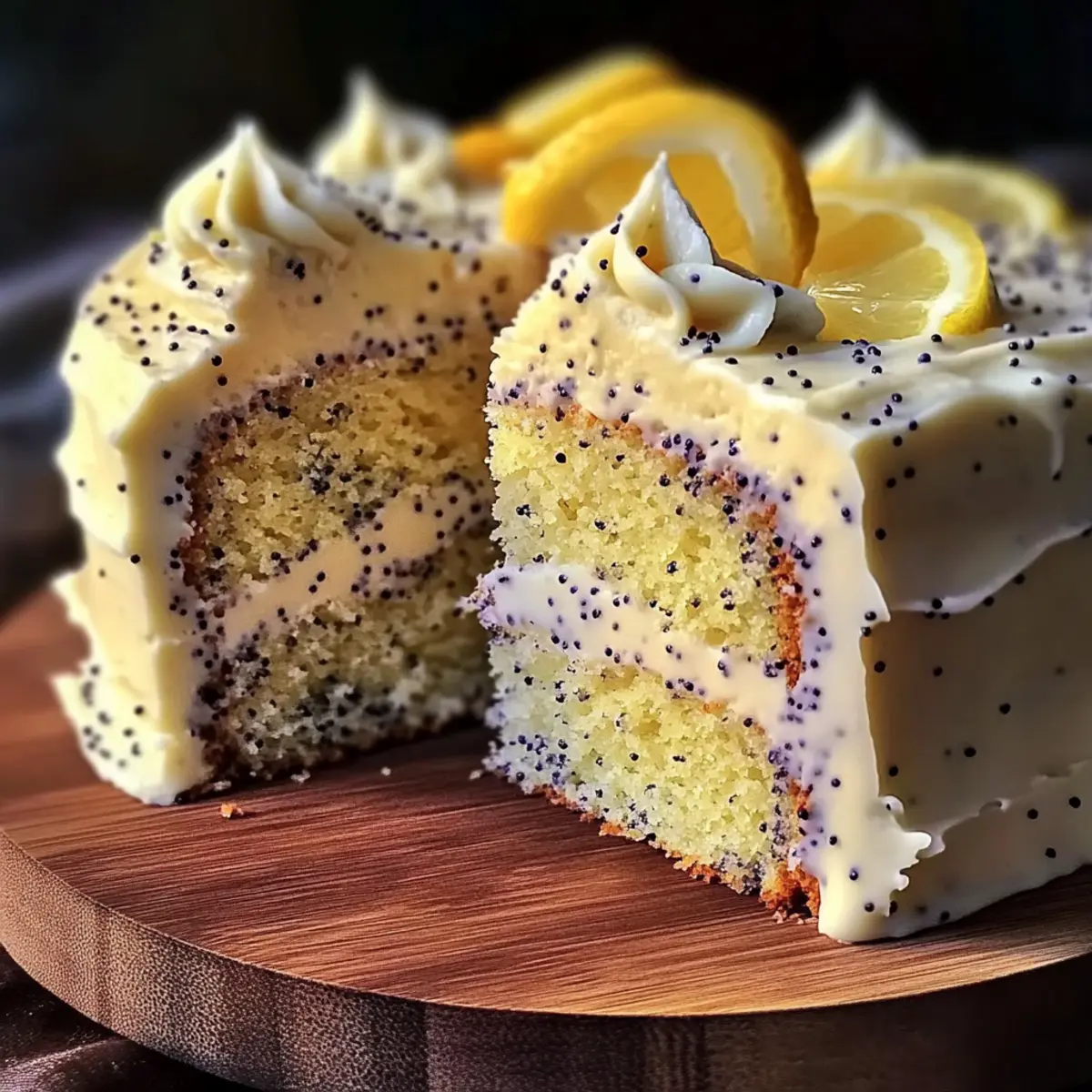 Gluten-Free Lemon Poppy Seed Cake