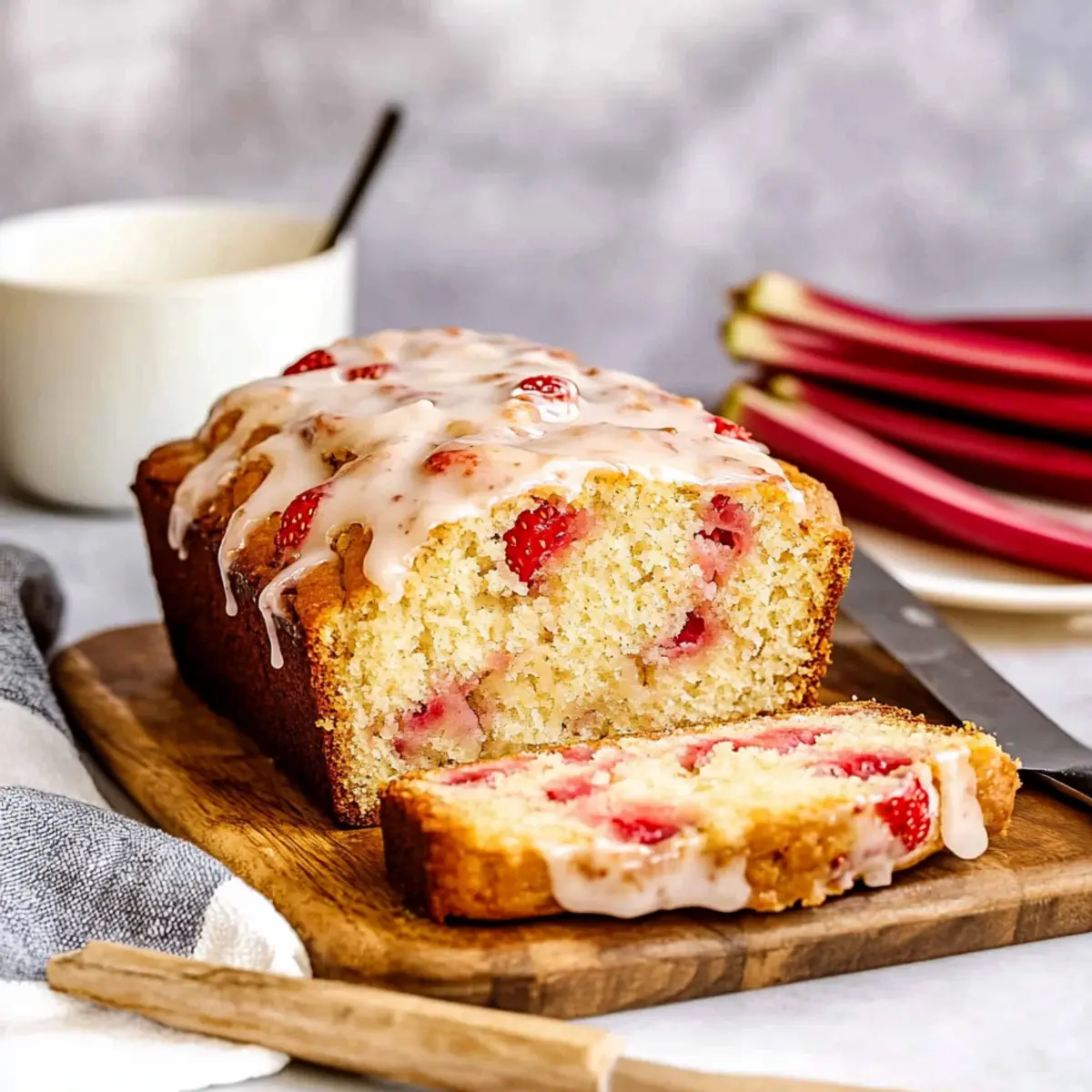 Strawberry Rhubarb Bread
