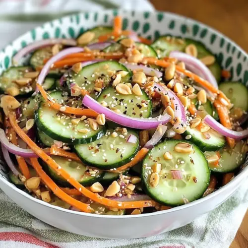 Garlic Soy Cucumber Salad