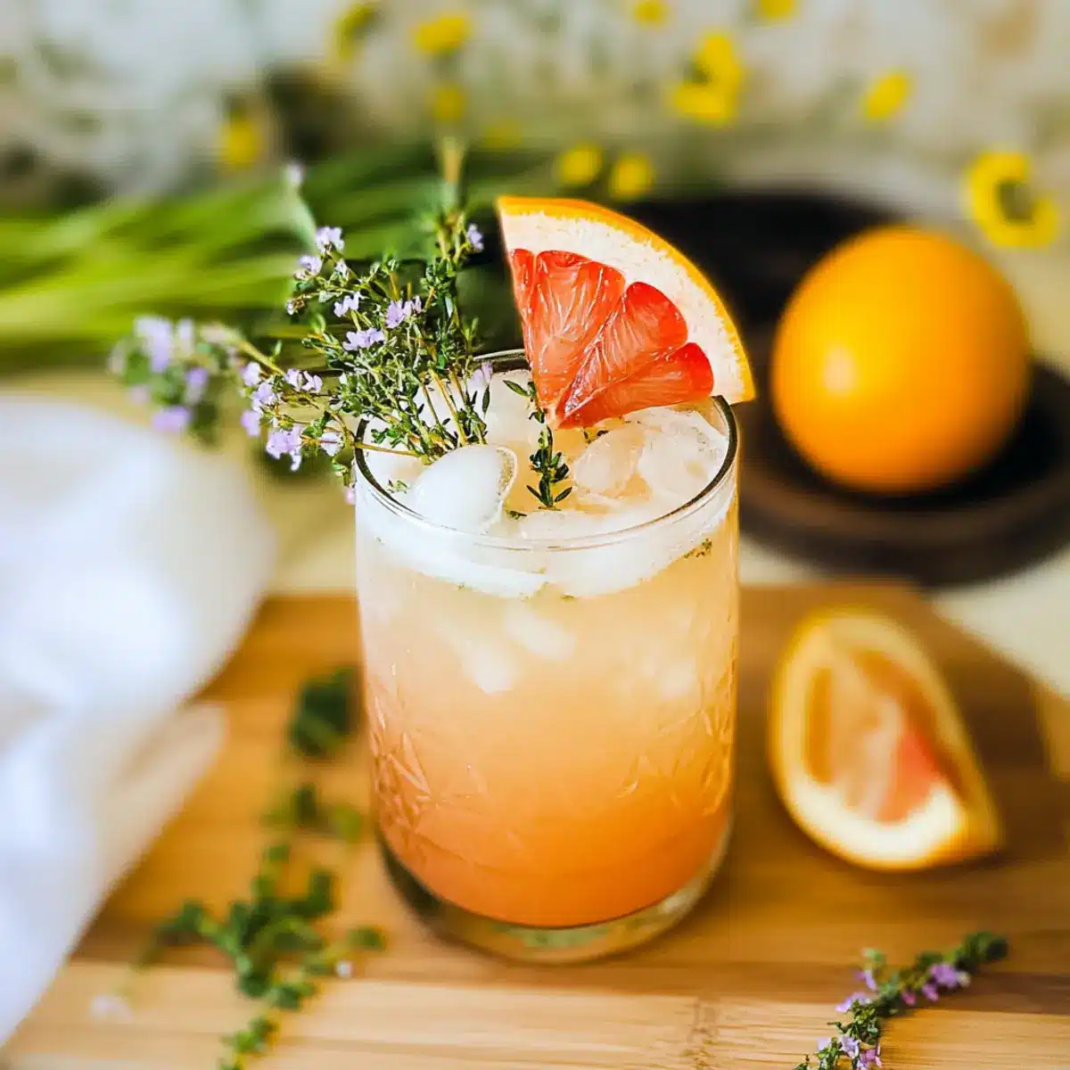 Spring Thyme Mocktail