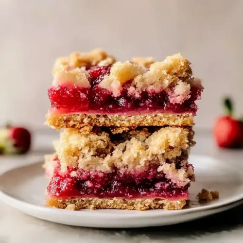 Strawberry Rhubarb Crumb Bars