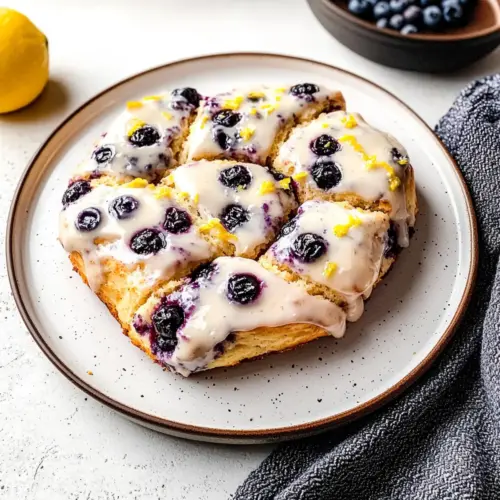 Lemon Blueberry Swirl Biscuits