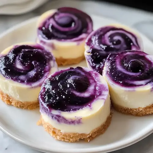 mother's day Mini Lemon Blueberry Cheesecakes