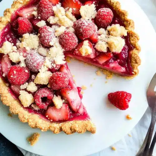 Strawberry Rhubarb Tart