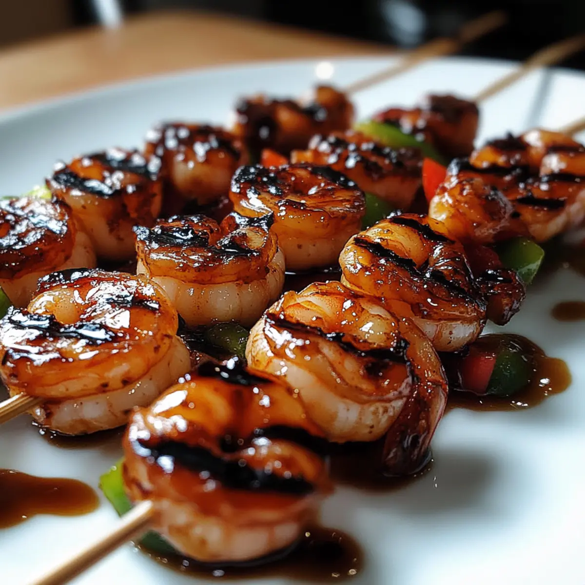 Teriyaki Grilled Shrimp Skewers