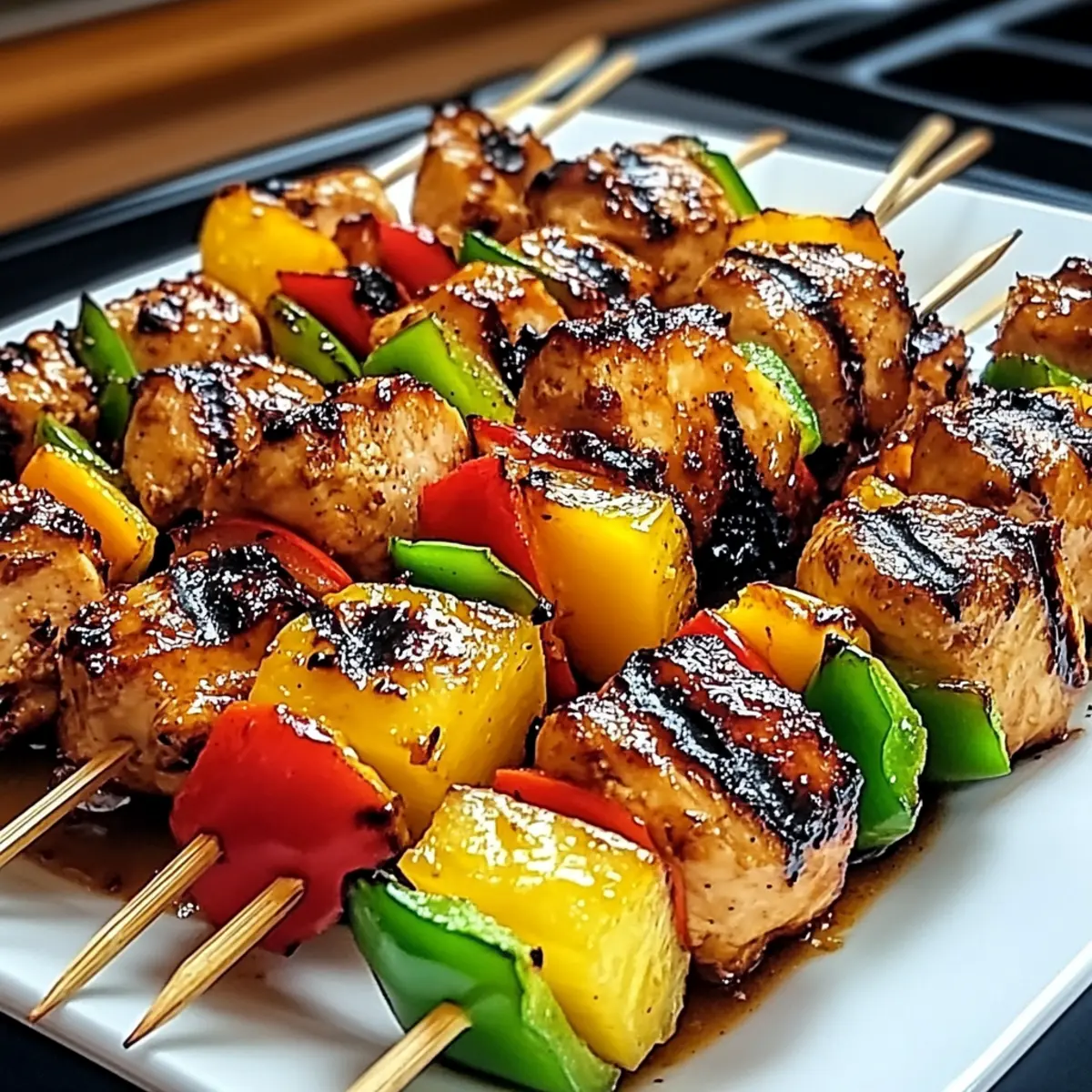 Grilled Pineapple Chicken Kabobs