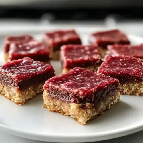 No Bake Rhubarb Cheesecake Squares