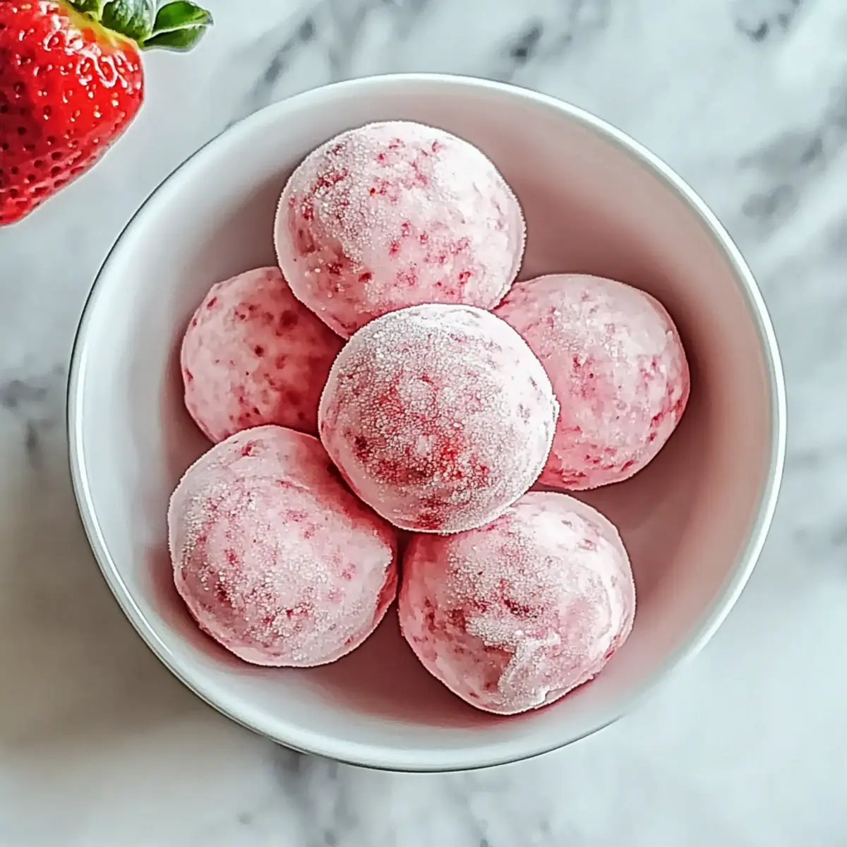 Strawberry Greek Yogurt Bites