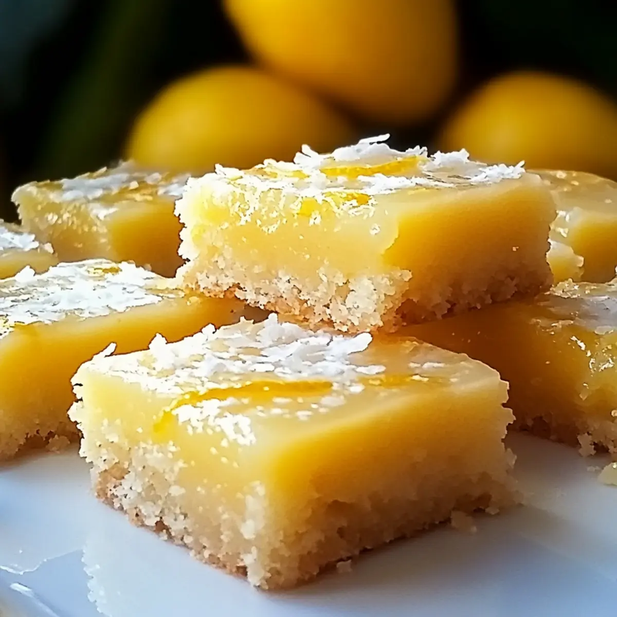 Meyer Lemon Cake Bars