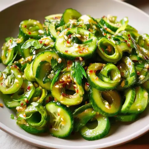 Spicy Cucumber Salad