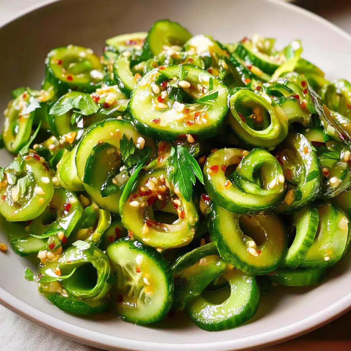 Spicy Cucumber Salad