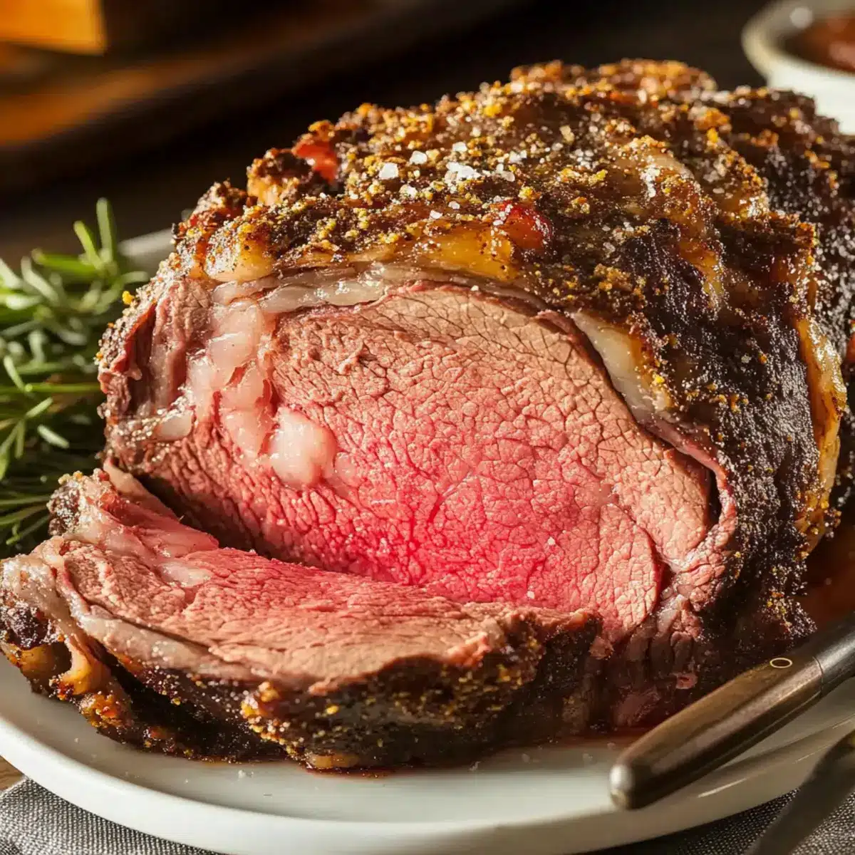 Kosher Salt Encrusted Prime Rib