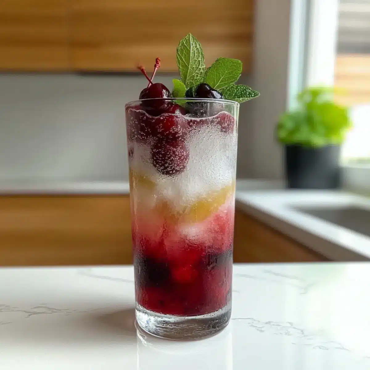 Cherry Blossom Delight Mocktail