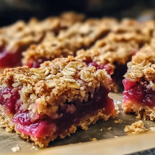 Amish Oatmeal Rhubarb Bars