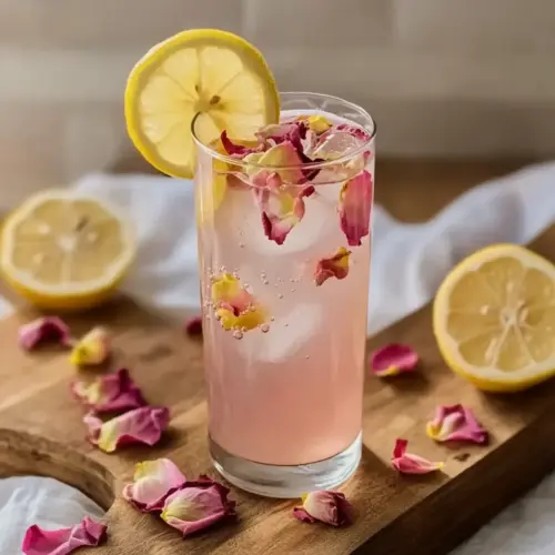 Lemon Rose Mocktail