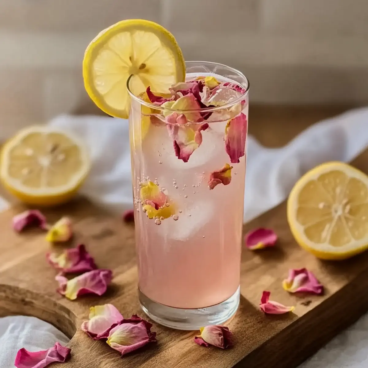 Lemon Rose Mocktail