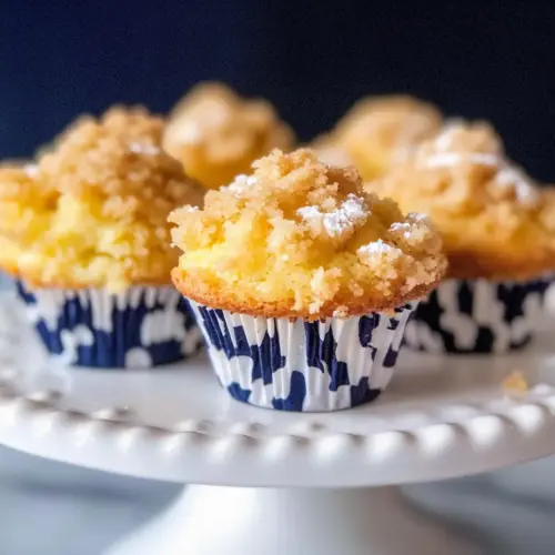 mother's day Lemon Crumble Muffins with Buttery Streusel Topping