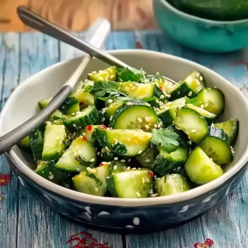 Smashed Cucumber Salad