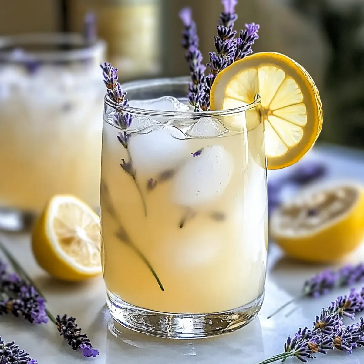 Coconut Lavender Lemonade Mocktail