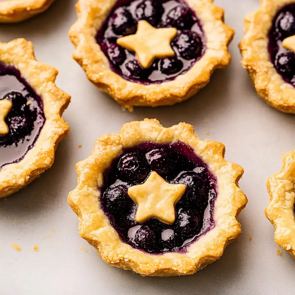 Mini Blueberry Pies