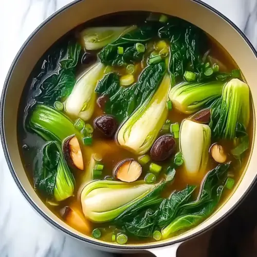 Bok Choy Soup With Garlic And Ginger