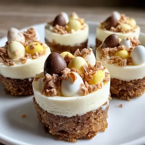 Mini Egg Mini Cheesecakes
