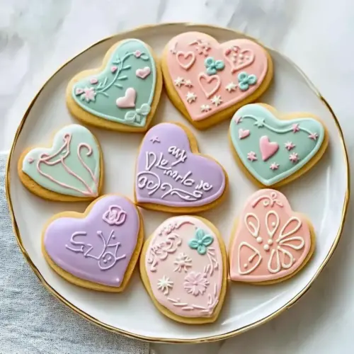 Mothers Day Sugar Cookies With Royal Icing
