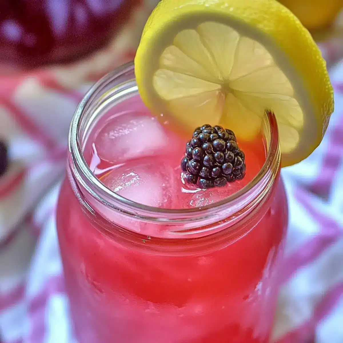 Fresh Blackberry Lemonade