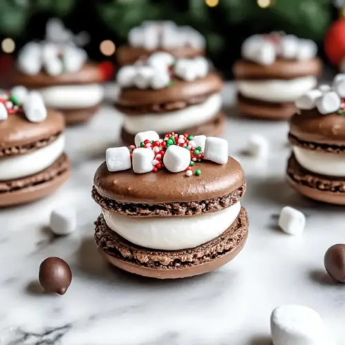 Hot Chocolate Macaron