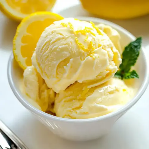 Lemon Frozen Yogurt