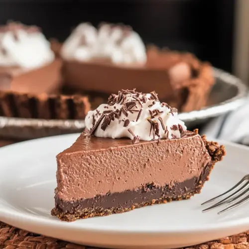 Creamy Frozen Chocolate Pie