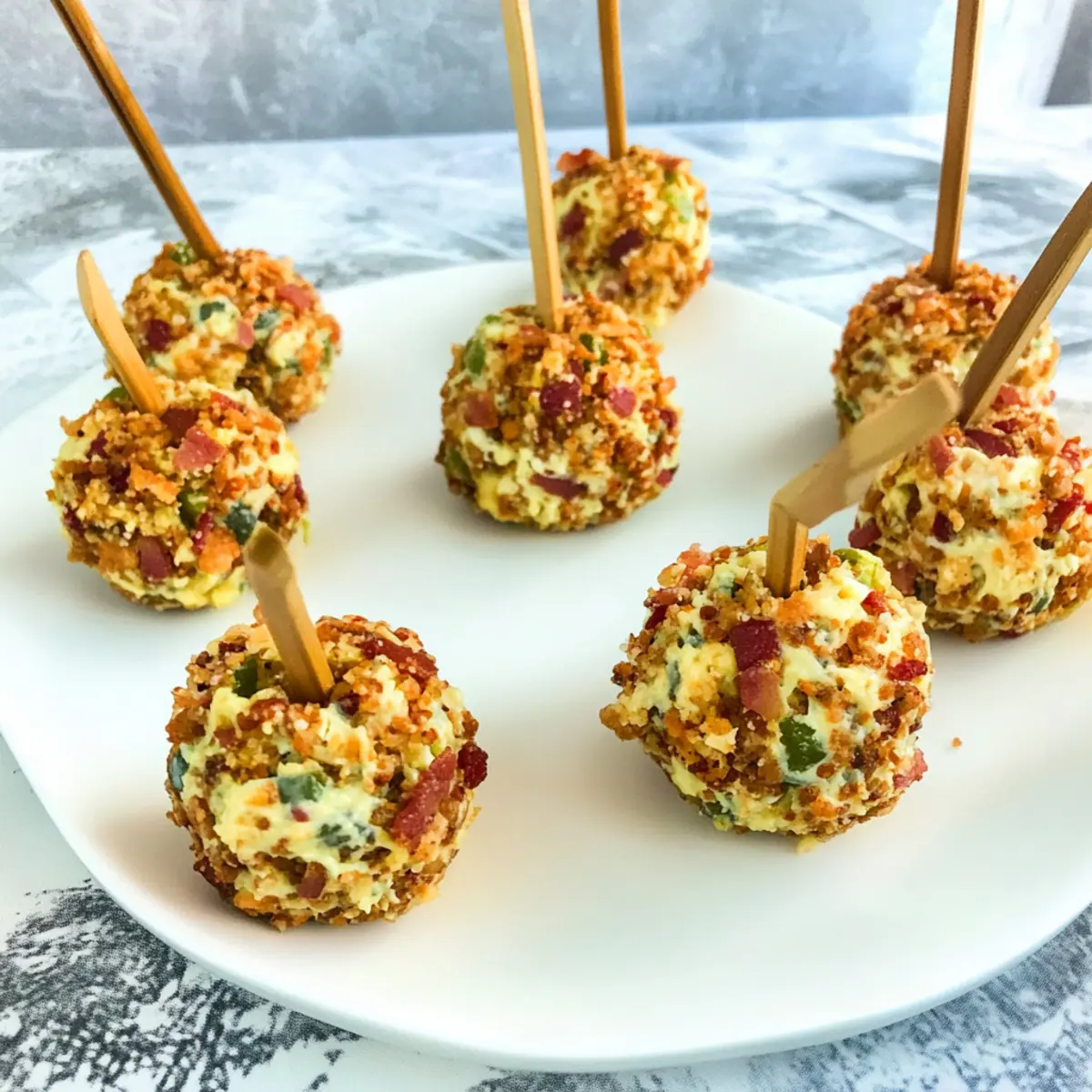 Jalapeno Cheese Ball Bites