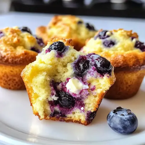 Blueberry Cream Cheese Muffins