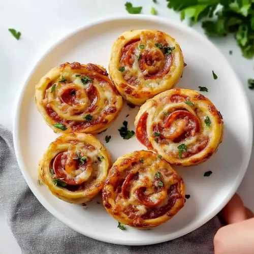 Pepperoni Pizza Pinwheels