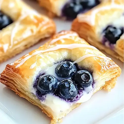 Delicious Blueberry Danish
