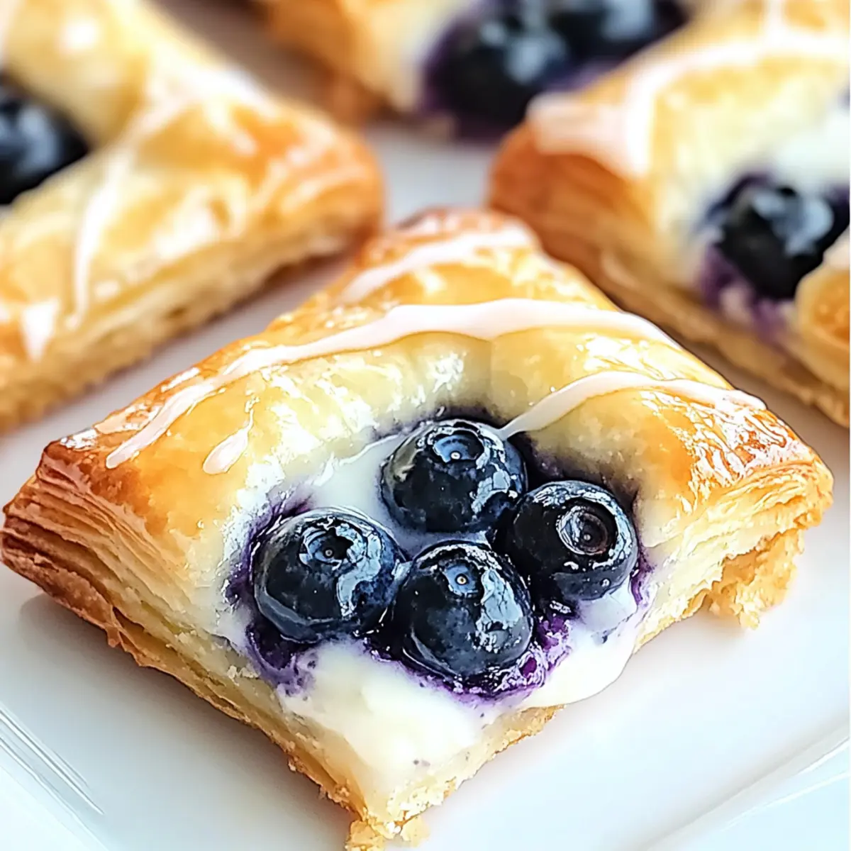 Delicious Blueberry Danish