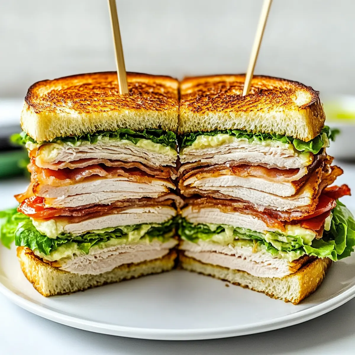 Easy Turkey Club Sandwich Recipe