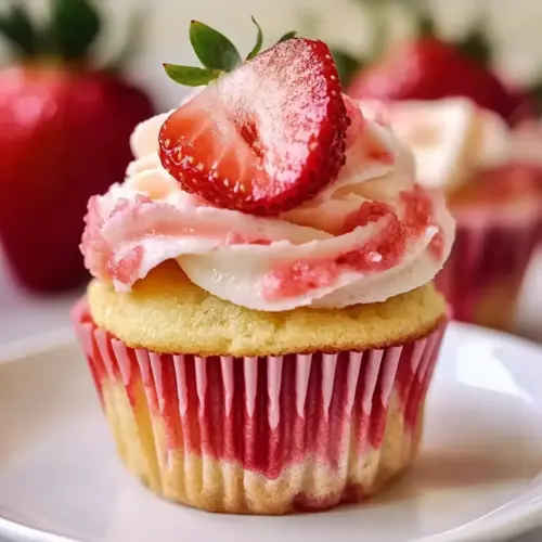 mothers day Easy Strawberry Cupcakes