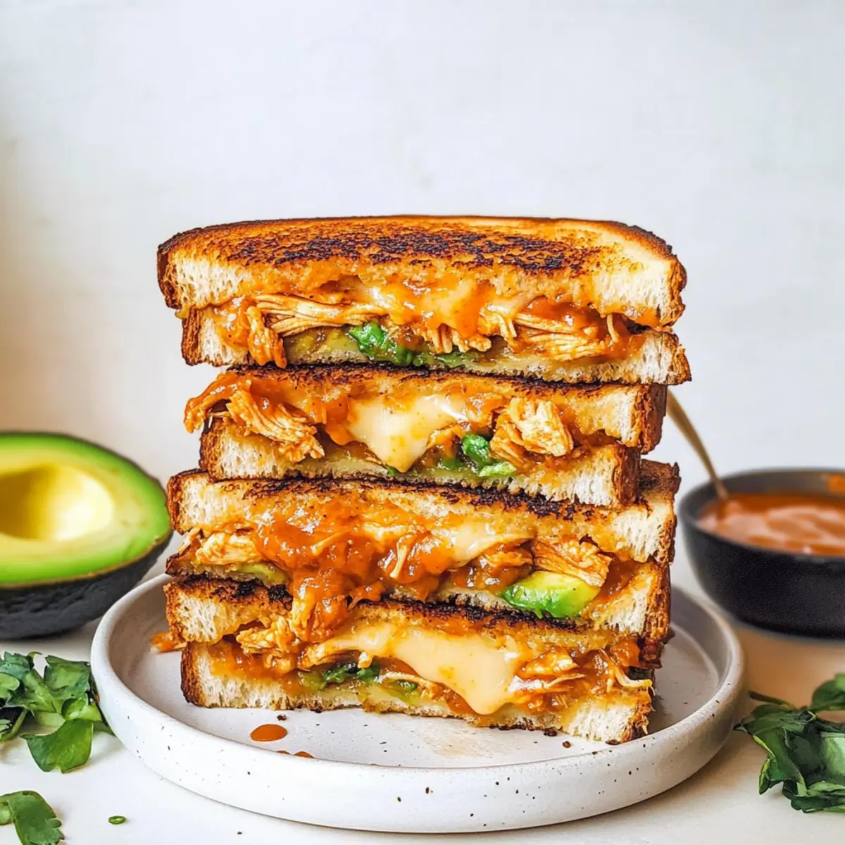 Chipotle Chicken Avocado Melt