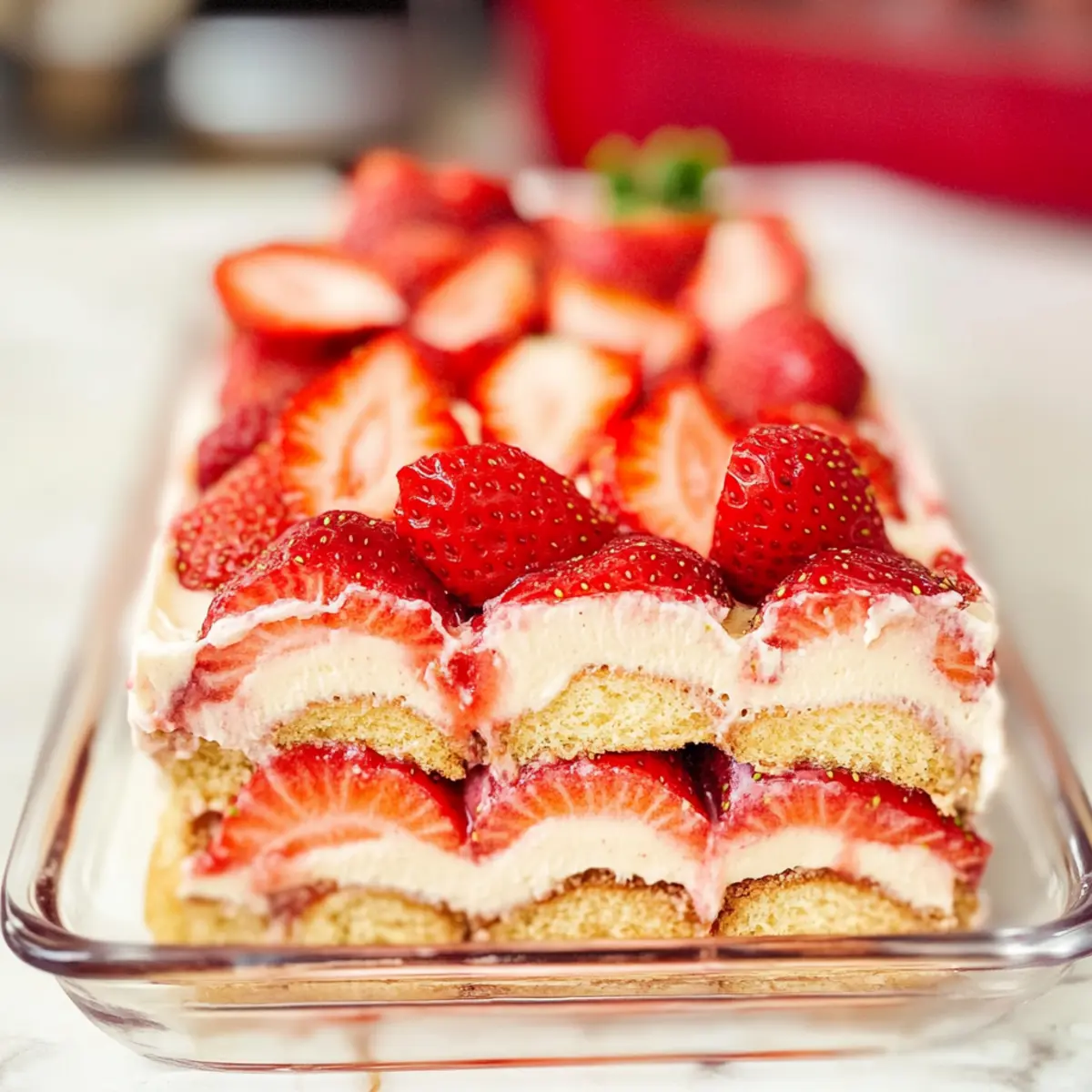 mothers day Strawberry Tiramisu
