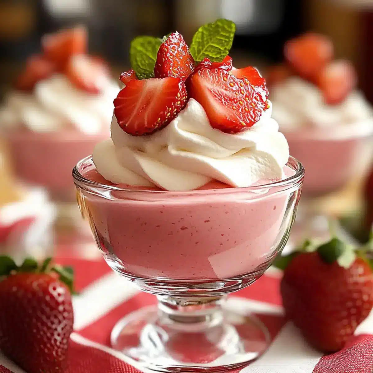mothers day Strawberry Mousse