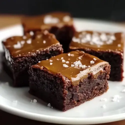 Chocolate Salted Butterscotch Brownies