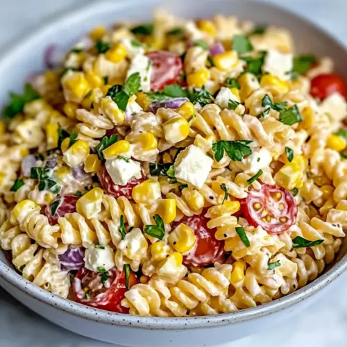 picnic idea Street Corn Pasta Salad